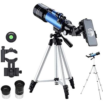 YangRy F40070M Télescope astronomique monoculaire avec trépied réfracteur zoom haute puissance puissant pour espace astronomique YangRy F40070M Télescope astronomique monoculaire avec trépied réfracteur zoom haute puissance puissant pour espace astronomique