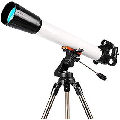 DLAZUM Télescope réfracteur astronomique, grossissement élevé, télescope astronomique professionnel, 270x, trépied portable DLAZUM Télescope réfracteur astronomique, grossissement élevé, télescope astronomique professionnel, 270x, trépied portable