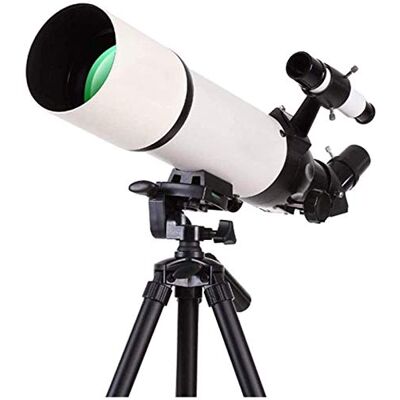 WYRMB Télescopes pour débutants en astronomie, miroir zénith monté à 45 degrés, grand diamètre de 80 mm, détecteur 5 x 24, télescope pour enfants avec trépied à dos, pour intérieur/extérieur. Contenu : 1 WYRMB Télescopes pour débutants en astronomie, miroir zénith monté à 45 degrés, grand diamètre de 80 mm, détecteur 5 x 24, télescope pour enfants avec trépied à dos, pour intérieur/extérieur. Contenu : 1