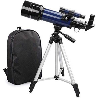 YangRy Télescope pour enfants, débutants, ouverture de 70 mm, télescope réfracteur astronomique de 400 mm, télescope portable pour adultes avec sac YangRy Télescope pour enfants, débutants, ouverture de 70 mm, télescope réfracteur astronomique de 400 mm, télescope portable pour adultes avec sac