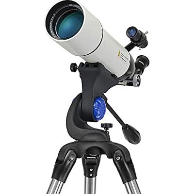 WOWCSXWC Télescope réfracteur portable, 600 x 90 mm, télescope astronomique avec trépied réglable en hauteur pour adultes, enfants et débutants WOWCSXWC Télescope réfracteur portable, 600 x 90 mm, télescope astronomique avec trépied réglable en hauteur pour adultes, enfants et débutants