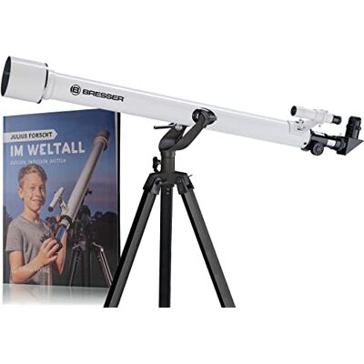BRESSER Classic 60/900 AZ Télescope avec livre « Julius cherche dans l'espace » BRESSER Classic 60/900 AZ Télescope avec livre « Julius cherche dans l'espace »