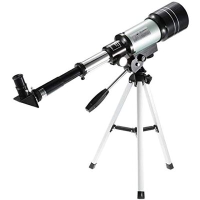 DLAZUM Télescope astronomique, 300/70 mm, télescope monoculaire 150X avec trépied et filtre lunaire pour débutants et enfants DLAZUM Télescope astronomique, 300/70 mm, télescope monoculaire 150X avec trépied et filtre lunaire pour débutants et enfants