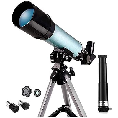 YangRy Télescope pour enfants pour adultes et débutants, télescope réfracteur de 360 mm avec trépied et lunette de visée YangRy Télescope pour enfants pour adultes et débutants, télescope réfracteur de 360 mm avec trépied et lunette de visée