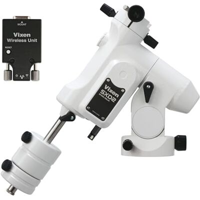 Vixen SXD2WL Monture équatoriale Goto avec module WiFi Montage télescopique de précision pour astrophotographes Contrôle via smartphone Léger et portable Vixen SXD2WL Monture équatoriale Goto avec module WiFi Montage télescopique de précision pour astrophotographes Contrôle via smartphone Léger et portable