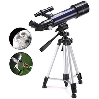 ZCCZJS Télescope astronomique F40070 pour enfants et débutants, télescope avec détecteur d'étoiles et trépied télescopique, télescope monoculaire pour observer la lune, observer les oiseaux, la faune ZCCZJS Télescope astronomique F40070 pour enfants et débutants, télescope avec détecteur d'étoiles et trépied télescopique, télescope monoculaire pour observer la lune, observer les oiseaux, la faune