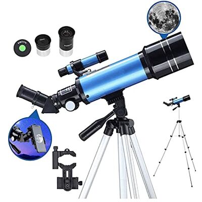 YangRy Télescopes pour adultes, longueur focale, télescope réfracteur d'astronomie professionnel pour enfants et débutants – Logiciel de télescope portable, cadeau parfait pour les enfants YangRy Télescopes pour adultes, longueur focale, télescope réfracteur d'astronomie professionnel pour enfants et débutants – Logiciel de télescope portable, cadeau parfait pour les enfants