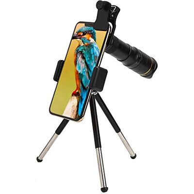 LeGDOr Monoculaire portable, aventures en plein air, mini monoculaire zoom 22x, kit télescope avec trépied universel pour smartphone, oculaire miroir ED, prisme BAK4 LeGDOr Monoculaire portable, aventures en plein air, mini monoculaire zoom 22x, kit télescope avec trépied universel pour smartphone, oculaire miroir ED, prisme BAK4