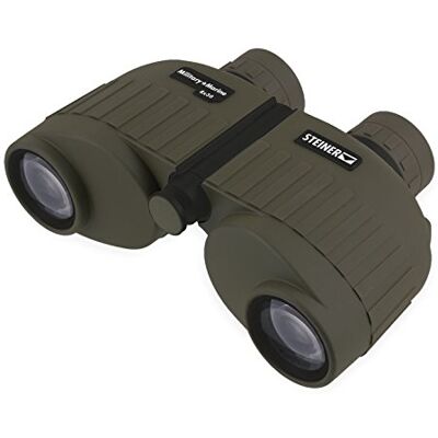 Steiner Military-Marine Series Jumelles légères tactiques de précision pour toutes les situations, étanches, vertes, 8 x 30 Steiner Military-Marine Series Jumelles légères tactiques de précision pour toutes les situations, étanches, vertes, 8 x 30