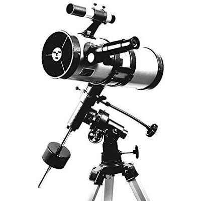 QRTERTYG Télescope pour enfants et adultes, ouverture de 114 mm, télescope réflecteur astronomique de 1000 mm avec trépied BAK4 prisme FMC lentille équatoriale pour observer Saturne Jupiter Lune QRTERTYG Télescope pour enfants et adultes, ouverture de 114 mm, télescope réflecteur astronomique de 1000 mm avec trépied BAK4 prisme FMC lentille équatoriale pour observer Saturne Jupiter Lune