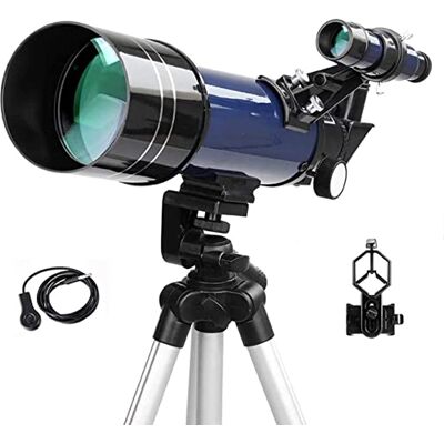 YangRy Télescope monoculaire 8-12 pour smartphone pour enfants et adultes débutants, ouverture 70 mm, ouverture 400 mm BAK4 prisme FMC lentille astronomique pour A YangRy Télescope monoculaire 8-12 pour smartphone pour enfants et adultes débutants, ouverture 70 mm, ouverture 400 mm BAK4 prisme FMC lentille astronomique pour A