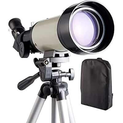 RajoNN Télescope d'extérieur Télescope pour enfants, adultes et débutants, diaphragme de 70 mm télescope réfracteur astronomique de 400 mm, télescope de voyage portable avec un trépied réglable RajoNN Télescope d'extérieur Télescope pour enfants, adultes et débutants, diaphragme de 70 mm télescope réfracteur astronomique de 400 mm, télescope de voyage portable avec un trépied réglable