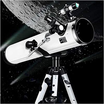 YangRy Télescope astronomique de 114 mm pour débutants en astronomie, télescope de voyage portable pour débutants, enfants et adultes avec support télescopique en aluminium YangRy Télescope astronomique de 114 mm pour débutants en astronomie, télescope de voyage portable pour débutants, enfants et adultes avec support télescopique en aluminium