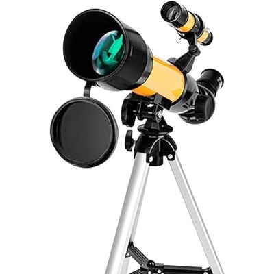 RajoNN Télescope pour enfants et débutants, télescope de voyage astronomique portable, télescope réfracteur de 70 mm, excellent cadeau d'astronomie pour les enfants pour explorer l'espace lunaire RajoNN Télescope pour enfants et débutants, télescope de voyage astronomique portable, télescope réfracteur de 70 mm, excellent cadeau d'astronomie pour les enfants pour explorer l'espace lunaire