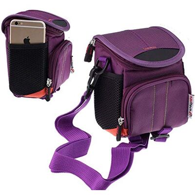 Navitech Étui De Voyage Jumelles Violet Compatible avec Le DAXGD Mini Foldable 30x60 Jumelles Navitech Étui De Voyage Jumelles Violet Compatible avec Le DAXGD Mini Foldable 30x60 Jumelles