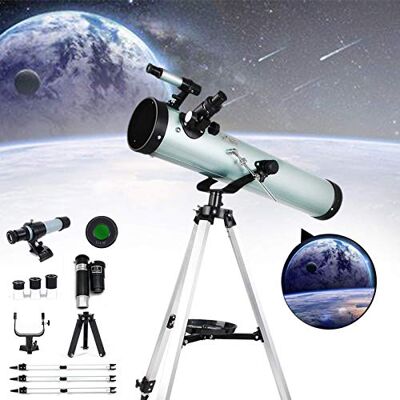 YangRy Télescope astronomique Zoom 350X HD Télescope monoculaire d'extérieur 700/125 mm Télescope astronomique pour observation du ciel, des étoiles, de la lune, des oiseaux, avec trépied pour enfants YangRy Télescope astronomique Zoom 350X HD Télescope monoculaire d'extérieur 700/125 mm Télescope astronomique pour observation du ciel, des étoiles, de la lune, des oiseaux, avec trépied pour enfants