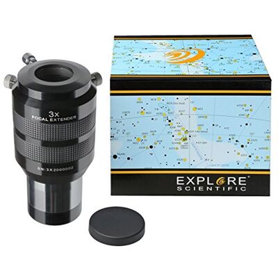 Explore Scientific Extension de focale/lentille de Barlow Sert à Augmenter la focale d’Un télescope Explore Scientific Extension de focale/lentille de Barlow Sert à Augmenter la focale d’Un télescope