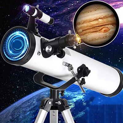 WOWCSXWC Télescope astronomique de 114 mm, télescope réfracteur pour enfants, télescope adapté aux enfants, télescopes pour adultes astronomie, étudiants et débutants pour voir le ciel (couleur : colis 2) WOWCSXWC Télescope astronomique de 114 mm, télescope réfracteur pour enfants, télescope adapté aux enfants, télescopes pour adultes astronomie, étudiants et débutants pour voir le ciel (couleur : colis 2)