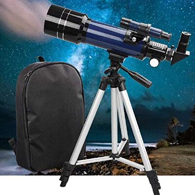 Aioneer Téléobjectif professionnel de grand diamètre, télescope astronomique débutants, télescope réfracteur, télescope de voyage portable avec trépied, version manuelle Aioneer Téléobjectif professionnel de grand diamètre, télescope astronomique débutants, télescope réfracteur, télescope de voyage portable avec trépied, version manuelle