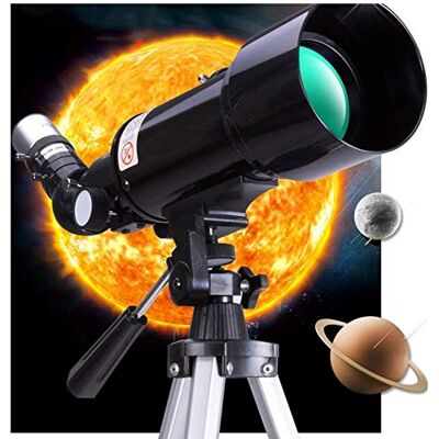YangRy Télescope portable d'extérieur pour astronomie, télescope réfracteur, optique en verre entièrement revêtu, télescope idéal pour les débutants avec sac portable et trépied YangRy Télescope portable d'extérieur pour astronomie, télescope réfracteur, optique en verre entièrement revêtu, télescope idéal pour les débutants avec sac portable et trépied