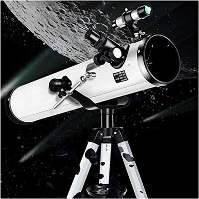 DLAZUM Télescopes de 114 mm pour débutants en astronomie, télescope astronomique, télescope portable pour débutants, enfants et adultes avec support télescopique en aluminium (couleur : colis 1) (colis 1) DLAZUM Télescopes de 114 mm pour débutants en astronomie, télescope astronomique, télescope portable pour débutants, enfants et adultes avec support télescopique en aluminium (couleur : colis 1) (colis 1)