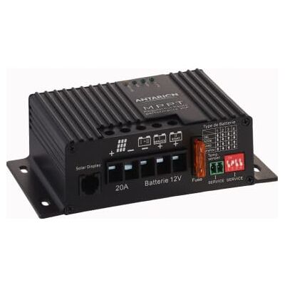 Antarion Régulateur de Charge Solaire MPPT 320W 20A Meilleur rendement Antarion Régulateur de Charge Solaire MPPT 320W 20A Meilleur rendement