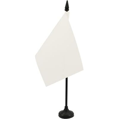 AZ FLAG Drapeau de Table Unicolore Blanc 15x10 cm Socle Plastique Usage intérieur Drapeau de bureau de couleur blanche finition cousue et bords renforcés polyester 100D AZ FLAG Drapeau de Table Unicolore Blanc 15x10 cm Socle Plastique Usage intérieur Drapeau de bureau de couleur blanche finition cousue et bords renforcés polyester 100D