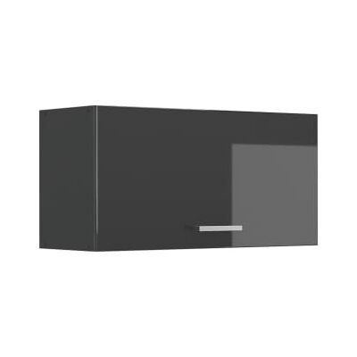 Vicco Elément haut de cuisine "R-Line", Anthracite Haute brillance/Anthracite 80 cm Vicco Elément haut de cuisine "R-Line", Anthracite Haute brillance/Anthracite 80 cm