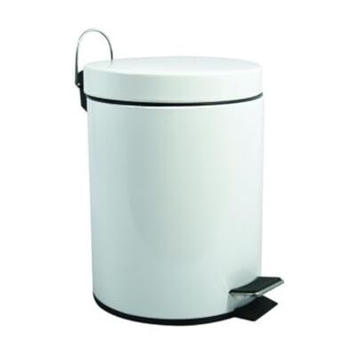 MSV 100160 Poubelle Inox/Polypropylène Blanc 5 L MSV 100160 Poubelle Inox/Polypropylène Blanc 5 L