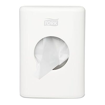 Tork Distributeur de sachets pour serviettes hygiéniques blanc B5, facile à nettoyer, gamme Elevation, 566000 Tork Distributeur de sachets pour serviettes hygiéniques blanc B5, facile à nettoyer, gamme Elevation, 566000