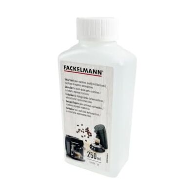 Fackelmann 129350 Détartrant liquide machine à café expresso et multi boisson, Entretien machine à café, détartrant machine à expresso, Acide citrique, Agents non ioniques, 6x4x14,5cm Fackelmann 129350 Détartrant liquide machine à café expresso et multi boisson, Entretien machine à café, détartrant machine à expresso, Acide citrique, Agents non ioniques, 6x4x14,5cm