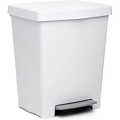 TATAY Poubelle Cuisine avec Pédale Cubik 21 L, 33,5 x 30 x 39 cm Poubelle Cuisine avec Pédale Cubik Finition Mate pour Sacs 20 à 30 L 33,5 x 30 x 39 cm Usage Cuisine, Blanc TATAY Poubelle Cuisine avec Pédale Cubik 21 L, 33,5 x 30 x 39 cm Poubelle Cuisine avec Pédale Cubik Finition Mate pour Sacs 20 à 30 L 33,5 x 30 x 39 cm Usage Cuisine, Blanc