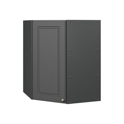 Vicco Elément haut de cuisine "Fame-Line", Anthrazit-Gold Landhaus, 57cm Façade en MDF · 2 Tablettes · Fermeture douce · Poignées en métal · Solution d’angle gain de place ✓ Vicco Elément haut de cuisine "Fame-Line", Anthrazit-Gold Landhaus, 57cm Façade en MDF · 2 Tablettes · Fermeture douce · Poignées en métal · Solution d’angle gain de place ✓