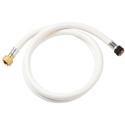 Fackelmann 53014, Tuyau Flexible Serti, Caoutchouc, Blanc, 24,2 x 22 x 2 cm Fackelmann 53014, Tuyau Flexible Serti, Caoutchouc, Blanc, 24,2 x 22 x 2 cm