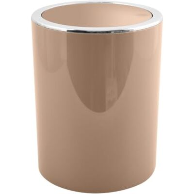 MSV Poubelle AS Kamaka 6L Cappuccino Design Compact 24.2 x 19 x 19 cm Poubelle à bascule, couvercle amovible, 6 L, salle de bain, WC MSV Poubelle AS Kamaka 6L Cappuccino Design Compact 24.2 x 19 x 19 cm Poubelle à bascule, couvercle amovible, 6 L, salle de bain, WC