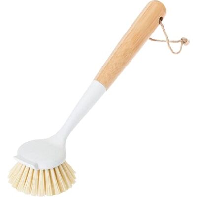 VIGAR ZeroLine Brosse à vaisselle écologique avec tête ronde 7 x 6 x 25 cm Matériaux 100% recyclables avec corde pour suspendre Gris VIGAR ZeroLine Brosse à vaisselle écologique avec tête ronde 7 x 6 x 25 cm Matériaux 100% recyclables avec corde pour suspendre Gris