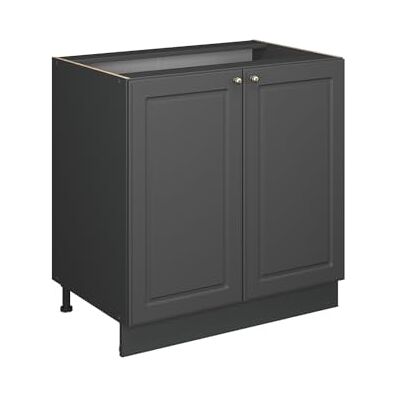 Vicco Meuble bas de cuisine "Fame-Line", Anthrazit-Gold Landhaus/Anthracite 80 cm Vicco Meuble bas de cuisine "Fame-Line", Anthrazit-Gold Landhaus/Anthracite 80 cm
