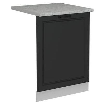 Vicco Façade de lave-vaisselle "R-Line", Anthracite campagne, 60cm Façade en MDF · Plan de travail incl. · Adapté à la façade de cuisine · Librement combinable · Intégration facile Vicco Façade de lave-vaisselle "R-Line", Anthracite campagne, 60cm Façade en MDF · Plan de travail incl. · Adapté à la façade de cuisine · Librement combinable · Intégration facile