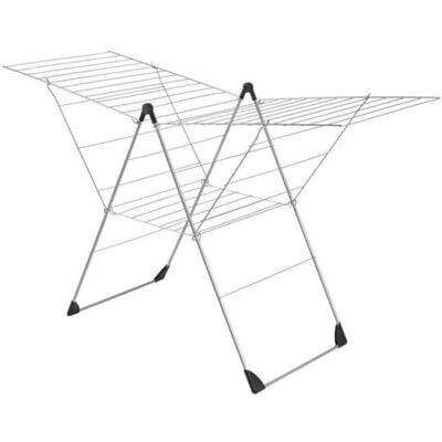 Metaltex Séchoir sur Pieds Vento, Silver Façon Chrome Metaltex Séchoir sur Pieds Vento, Silver Façon Chrome