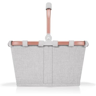 reisenthel Carrybag XS – Panier à provisions stable au format XS avec poche intérieure pratique – Design élégant et imperméable, Twist Sky Rose, XS reisenthel Carrybag XS – Panier à provisions stable au format XS avec poche intérieure pratique – Design élégant et imperméable, Twist Sky Rose, XS