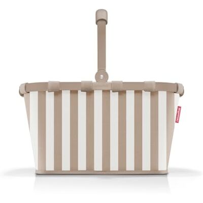 reisenthel Carrybag – Panier à provisions stable avec beaucoup d'espace de rangement et poche intérieure pratique – Design élégant et imperméable, Summerstripes Coffee, 28 x 48 x 29 cm, Moderne reisenthel Carrybag – Panier à provisions stable avec beaucoup d'espace de rangement et poche intérieure pratique – Design élégant et imperméable, Summerstripes Coffee, 28 x 48 x 29 cm, Moderne
