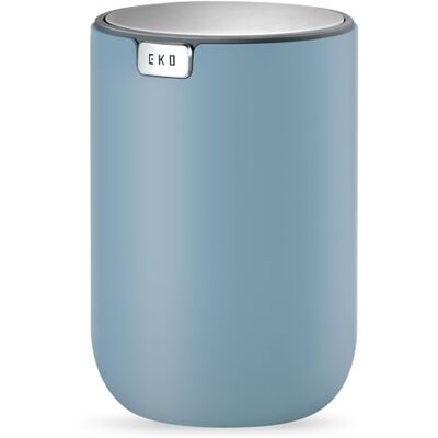 EKO Fandy Mini poubelle de table de 1,5 L avec couvercle basculant, poubelle de bureau pour comptoir de salle de bain, coiffeuse, café ou bureau, petite poubelle (bleu) EKO Fandy Mini poubelle de table de 1,5 L avec couvercle basculant, poubelle de bureau pour comptoir de salle de bain, coiffeuse, café ou bureau, petite poubelle (bleu)