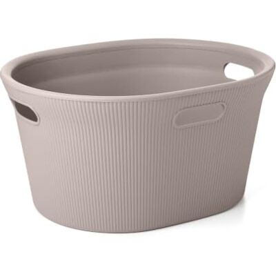 TATAY Panier à Linge Baobab, Capacité 35 L, sans BPA, 3 Poignées Panier à Linge Baobab Capacité 35 L sans BPA, 3 Poignées 52 x 42,5 x 26,5 cm 1042003 Finition de Couleur, Taupe TATAY Panier à Linge Baobab, Capacité 35 L, sans BPA, 3 Poignées Panier à Linge Baobab Capacité 35 L sans BPA, 3 Poignées 52 x 42,5 x 26,5 cm 1042003 Finition de Couleur, Taupe