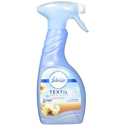 Febreze Goldene Orchidée Lot de 4 sprays désodorisants pour textiles (4 x 500 ml) Febreze Goldene Orchidée Lot de 4 sprays désodorisants pour textiles (4 x 500 ml)