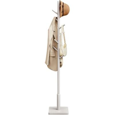 VASAGLE Porte-Manteau sur Pied en Bois, 8 Crochets, 30 x 30 x 173 cm Hauteur Réglable, Base Carrée, pour Entrée, Chambre, Bureau, Cappuccinobeige, Collection ANDI RCR010K01 VASAGLE Porte-Manteau sur Pied en Bois, 8 Crochets, 30 x 30 x 173 cm Hauteur Réglable, Base Carrée, pour Entrée, Chambre, Bureau, Cappuccinobeige, Collection ANDI RCR010K01