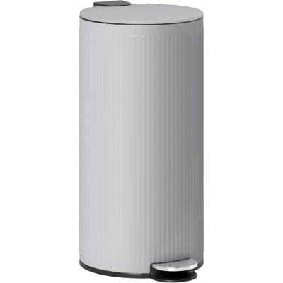 HOMCOM Poubelle Cuisine 30L Couvercle en Bambou Fermeture Douce Gris Clair Poubelle à Pédale en Métal, Seau Intérieur Amovible, Maintien en Ouverture, pour Cuisine, Bureau, Maison HOMCOM Poubelle Cuisine 30L Couvercle en Bambou Fermeture Douce Gris Clair Poubelle à Pédale en Métal, Seau Intérieur Amovible, Maintien en Ouverture, pour Cuisine, Bureau, Maison