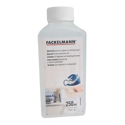 Fackelmann 129250 Détartrant liquide pour centrale vapeur, détartrant fer à repasser, Détartrant, Acide citrique, 250 ml Fackelmann 129250 Détartrant liquide pour centrale vapeur, détartrant fer à repasser, Détartrant, Acide citrique, 250 ml