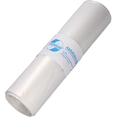 DEISS PREMIUM 19005 Sacs poubelle - 700x1100 mm, 0,07 mm, 25 pièces DEISS PREMIUM 19005 Sacs poubelle - 700x1100 mm, 0,07 mm, 25 pièces