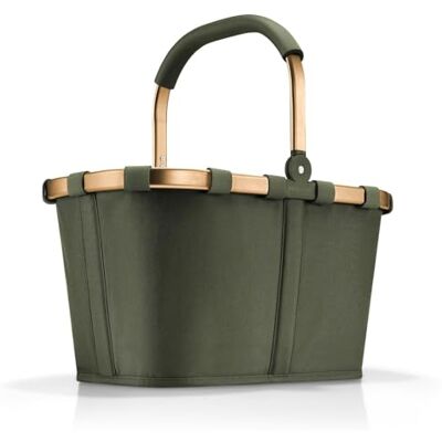 reisenthel Carrybag – Panier à provisions stable avec beaucoup d'espace de rangement et poche intérieure pratique – Design élégant et imperméable, Forest Gold, Einheitsgröße, Décontracté reisenthel Carrybag – Panier à provisions stable avec beaucoup d'espace de rangement et poche intérieure pratique – Design élégant et imperméable, Forest Gold, Einheitsgröße, Décontracté