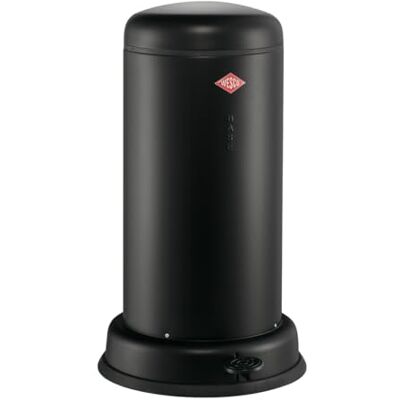 WESCO Poubelle Baseboy de couleur noir mat, tôle d'acier revêtue par pulvérisation, volume de 20 litres, insert en métal, amortisseur intégré, pédale en métal avec surface de marche en caoutchouc WESCO Poubelle Baseboy de couleur noir mat, tôle d'acier revêtue par pulvérisation, volume de 20 litres, insert en métal, amortisseur intégré, pédale en métal avec surface de marche en caoutchouc
